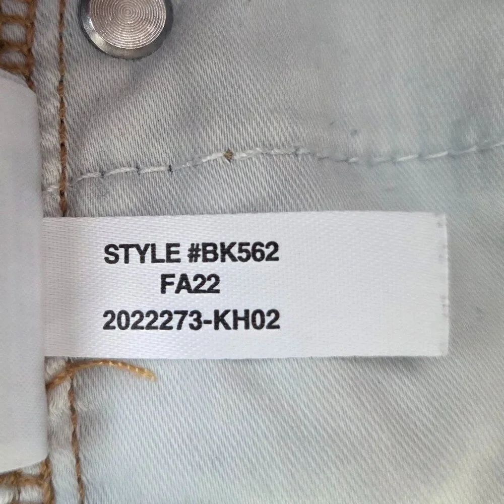 J Crew Slim Boyfriend Jean Size 27 Light Medium Wash Cotton 1% Elastane BK562 - Picture 11 of 12